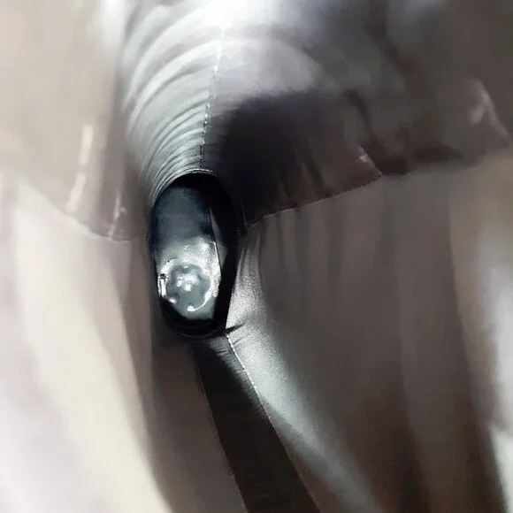 COLE & HAAN Tennley Knee High Buckle Boot in Ironstone Brown & Gray Leather - Picture 9 of 14